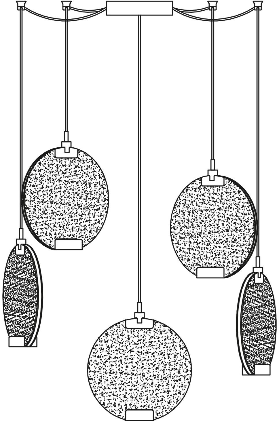 Masiero Подвесной светильник Led Glass с диммером Horo sun-id-1499969 - Вид №4