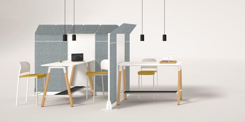 Bralco Отдельностоящая офисная перегородка из алюминия и стекла Kubick sun-id-1377515 - Вид №18