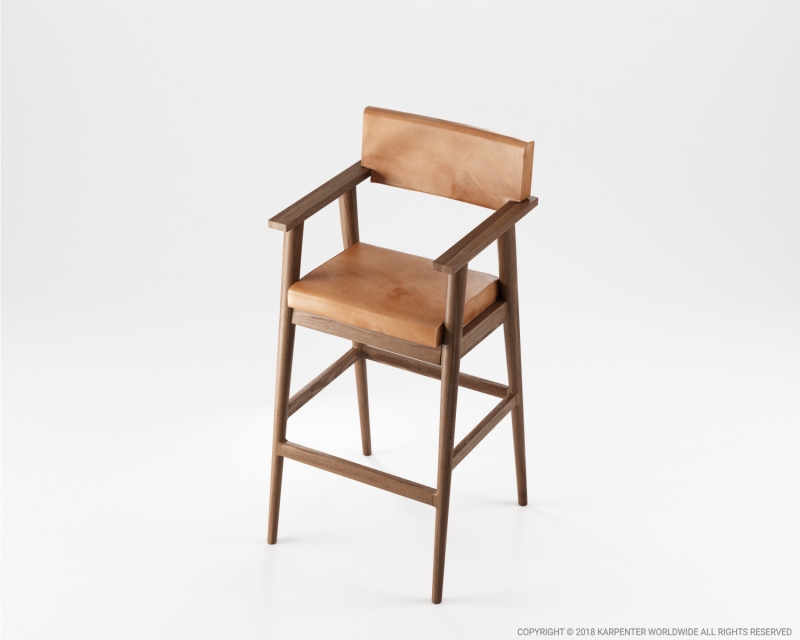 510_1117 Подлокотник барный с кожей Karpenter  - Вид №2