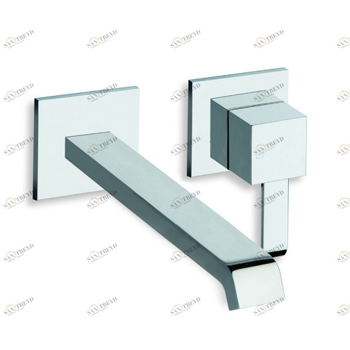 CRIQM259 Смеситель для раковины LARGE, настенный, внешние части для CRICS200 (правая сторона) - CRICS201 (левая сторона) со сливом Up & Down 1 "1/4 Cristina Rubinetterie 