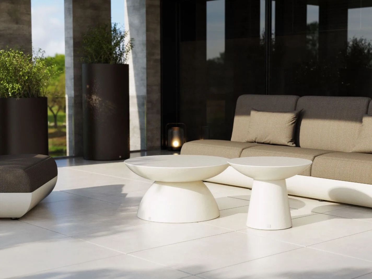 Круглый стол из стекловолокна GANSK океан ARCH-00063661 - Вид №5