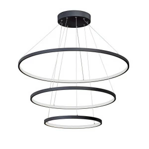 Подвесной светильник светодиодный черный Vitaluce V4600-1/3S VITALUCE ДИЗАЙНЕРСКИЕ, ОРИГИНАЛЬНЫЕ 00-3889992 Белый;черный