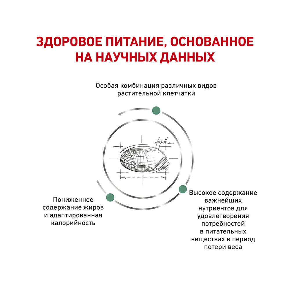 ПР0053536 Корм для кошек Vet Diet Satiety Weight Management SAT34 при ожирении сух. 400г ROYAL CANIN  - Вид №3