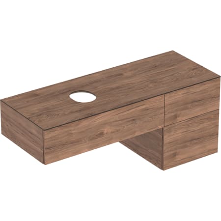 501.184.00.1 Шкафчик для накладной раковины Geberit VariForm, с тремя выдвижными ящиками, полкой и сифоном Geberit  - Вид №9