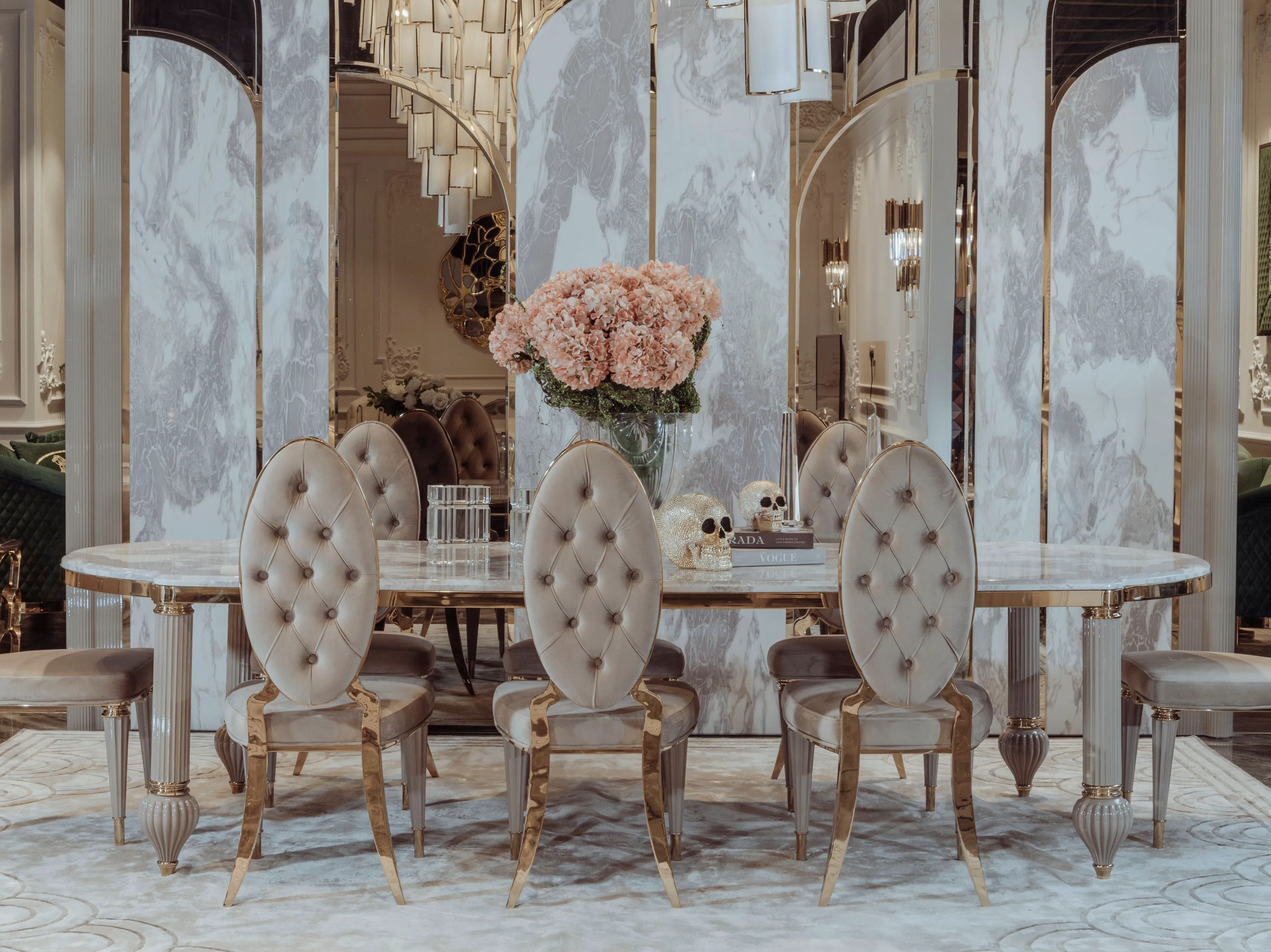 Обеденный стол Zebrano Elsiyum ARCH-00123444