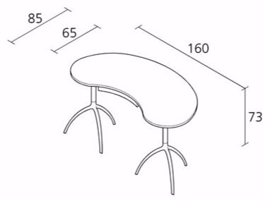 Alias Письменный стол с ящиками Young lady tree table sun-id-1483614 - Вид №4