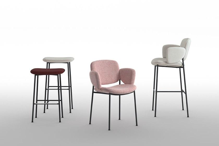 arrmet Табурет высокий тканевый с подлокотниками Macka sun-id-1383782 - Вид №4