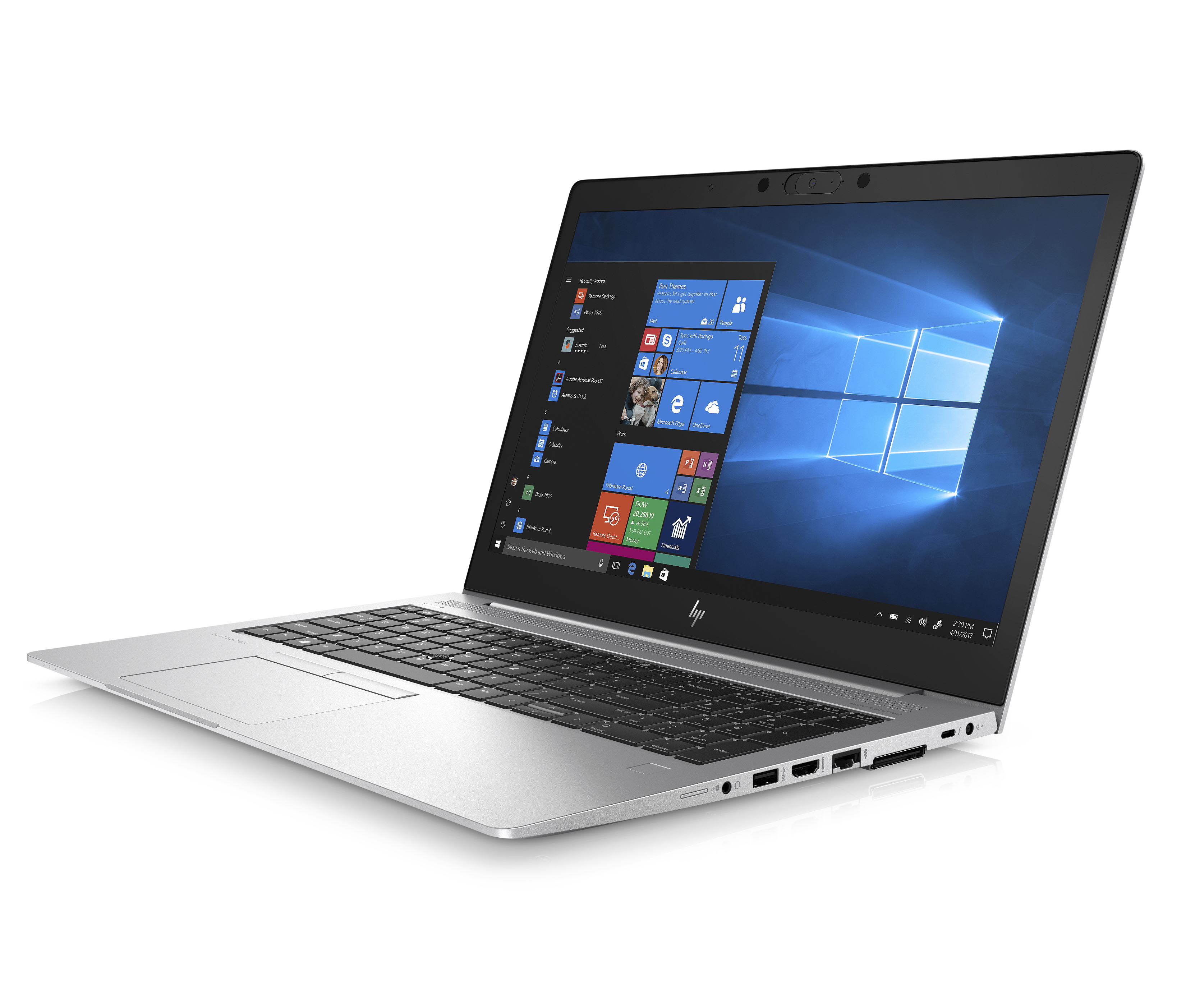 6XE21EA#ACB elitebook 850 g6 15.6"(1920x1080)/intel core i5 8265u(1.6ghz)/16384mb/512ssdgb/nodvd/int:intel hd graphics 620/lte/3g/50whr/war 3y/1.78kg/silver/w10pro + ir cam HP Santreyd  - Вид №2