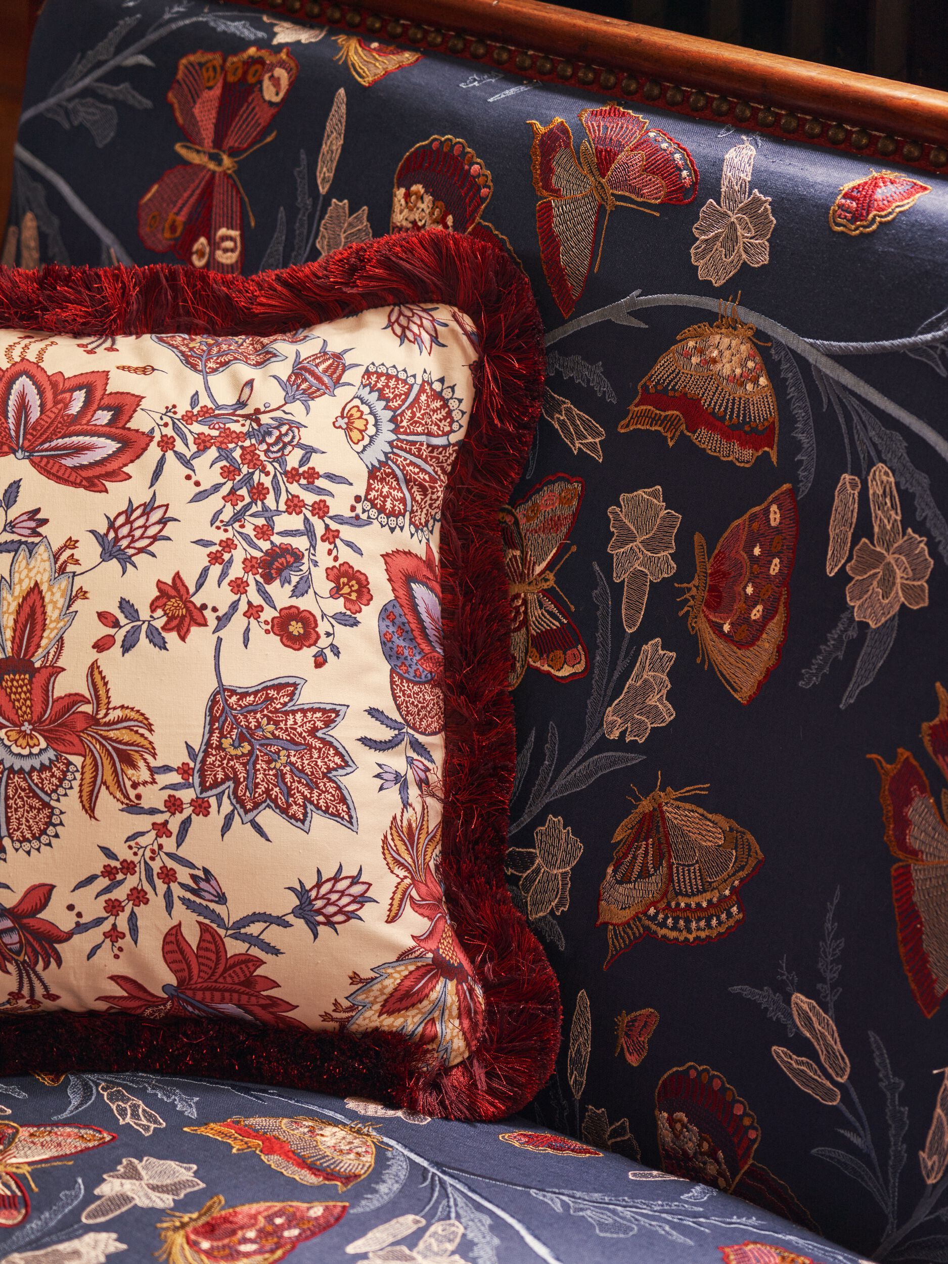 Льняная ткань для штор LELIEVRE Quenin-Belle Époque ARCH-00027639 - Вид №6