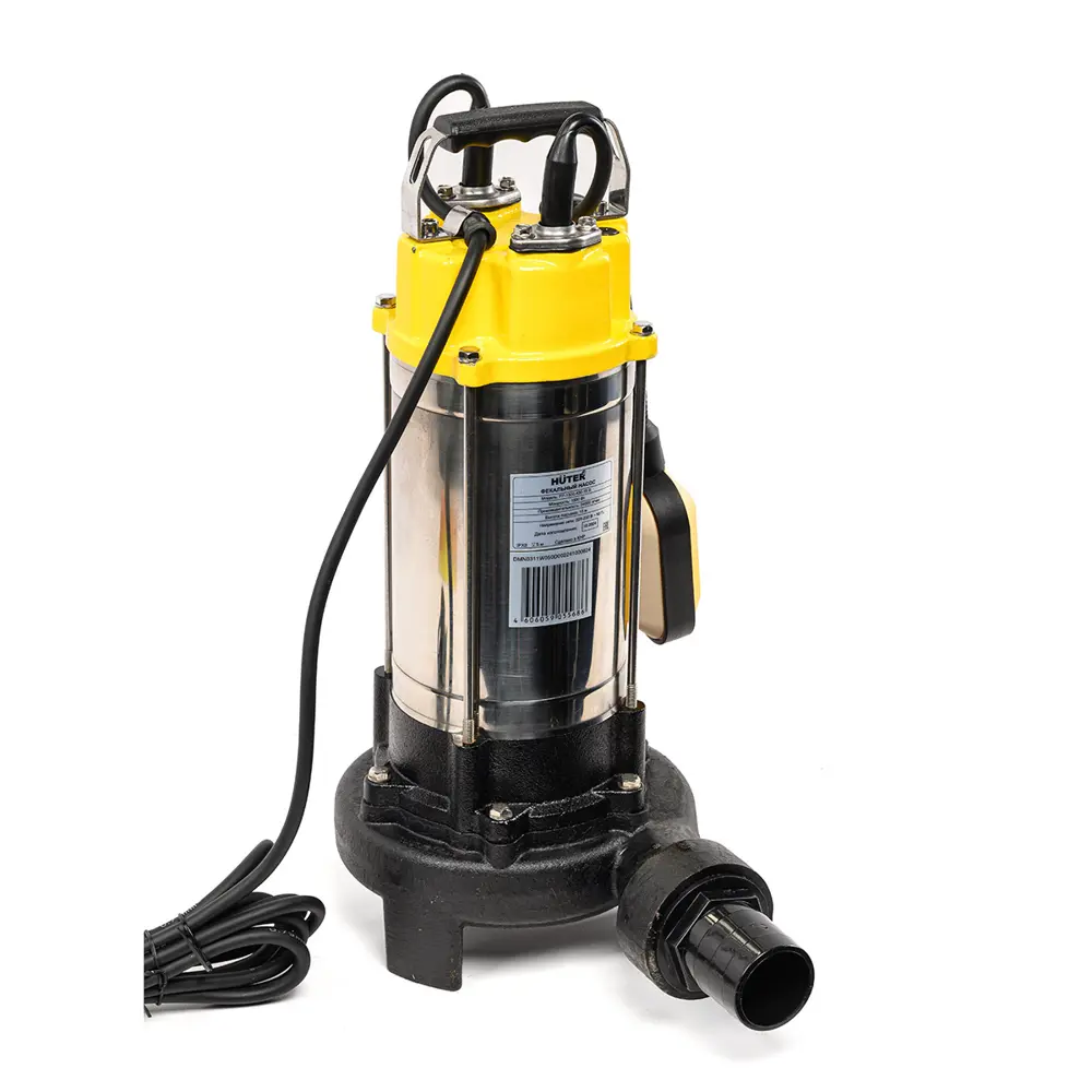 Фекальный насос HUTER FP 1500.400-15 B для эффективной откачки загрязненных жидкостей 89412305 STLM-1575319 - Вид №1