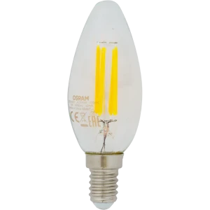 Лампа светодиодная Osram E14 220 В 5 Вт свеча 660 лм тёплый белый свет