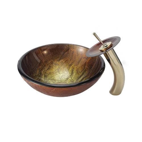 C-GV690-19mm-KGW1700 Накладная раковина на столешницу  прямоугольная Krausru  - Вид №7