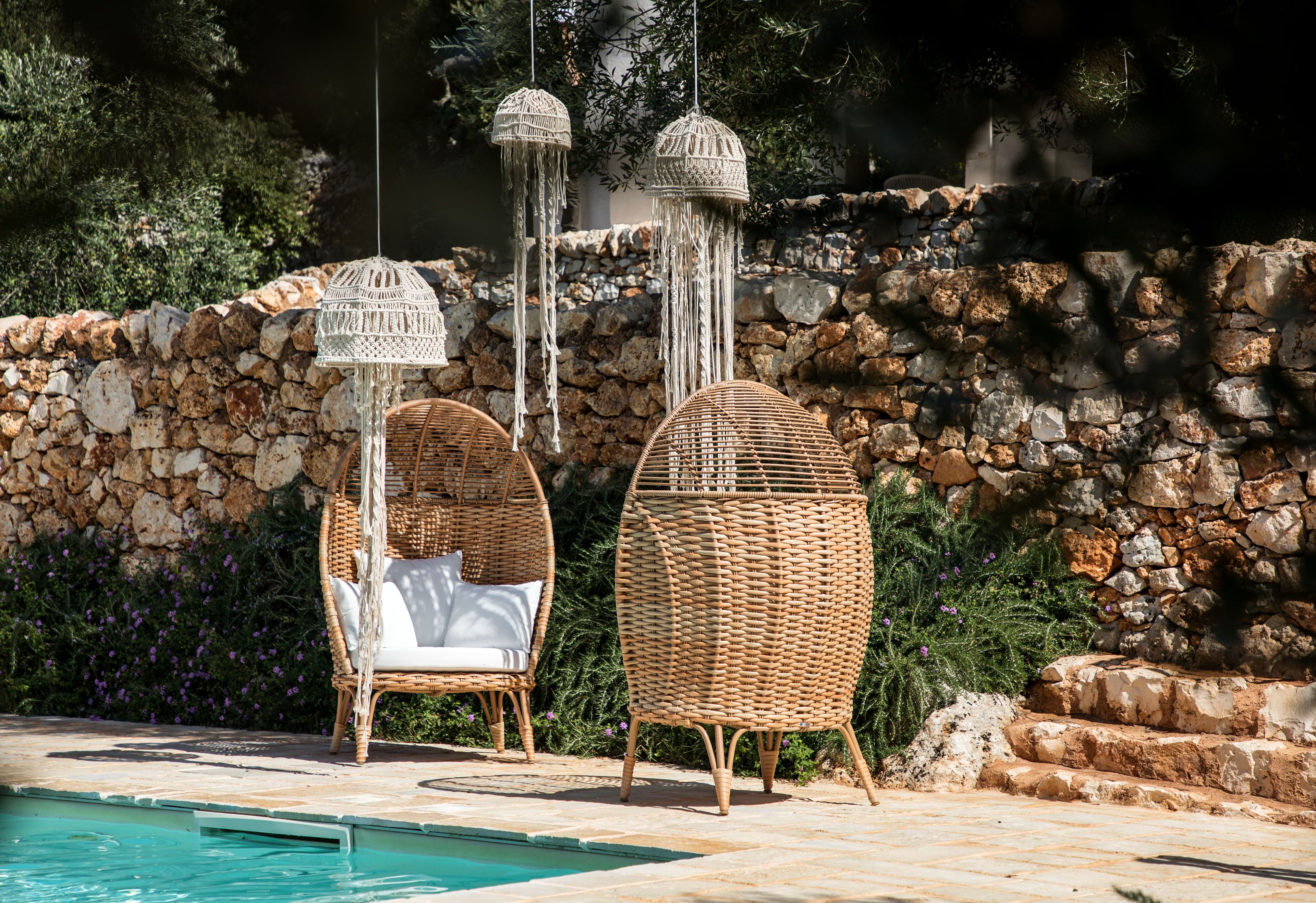 Садовое кресло из синтетического волокна с высокой спинкой cbdesign Long Beach ARCH-00090657 - Вид №7