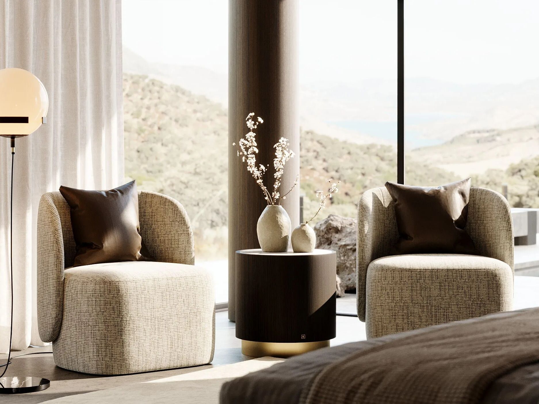 Тканевое кресло Laskasas Origin ARCH-00072353 - Вид №4