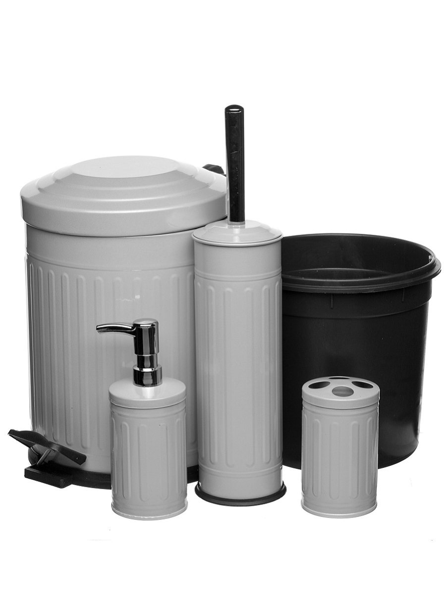 Набор аксессуаров для ванны Apus 4Set Grey NAVAKO 11080 - Вид №2