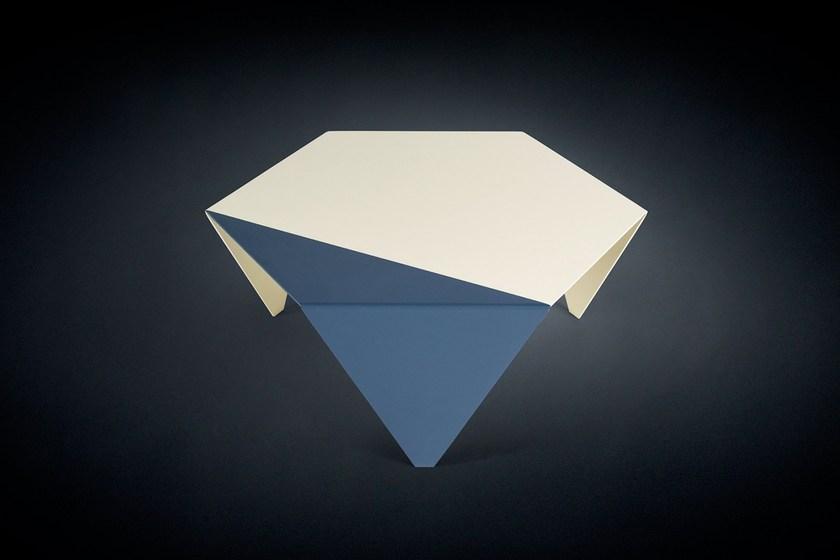 VGnewtrend Низкий металлический журнальный столик для гостиной sun-id-1476899 - Вид №7