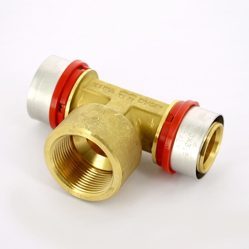 Тройник пресс-В TIEMME 40х1"1/4х40 1650112 - Вид №1