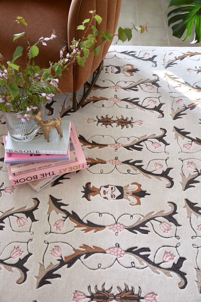 GAN Прямоугольный шерстяной коврик ручной работы с рисунком Dreams sun-id-1429850 - Вид №8