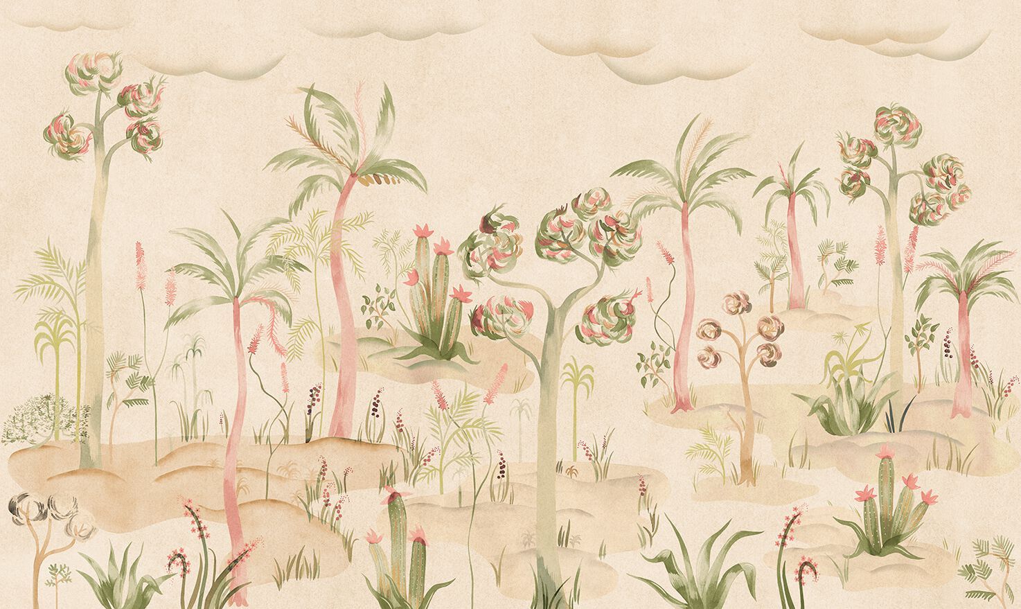 Обои с цветочными мотивами Jannelli&Volpi GADIR ARCH-00092405 - Вид №4