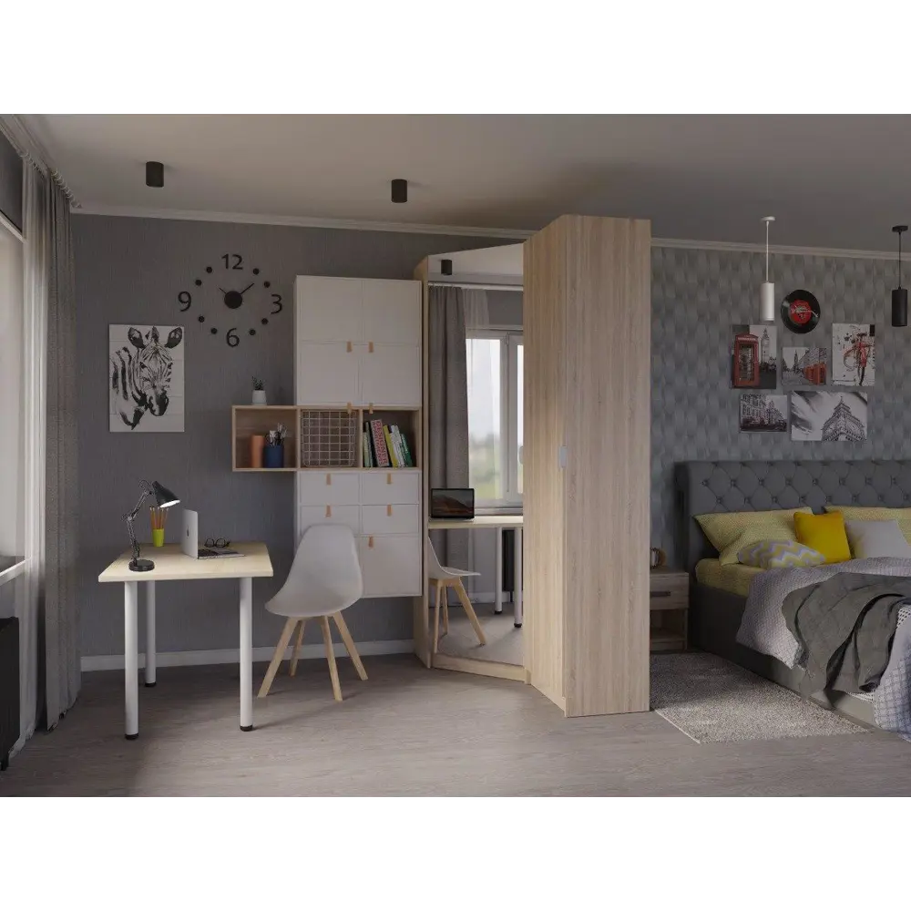 Задняя стенка SPACEO Kub для стеллажа 34.4×34.4 см дуб 82731901 STLM-0034892 - Вид №5