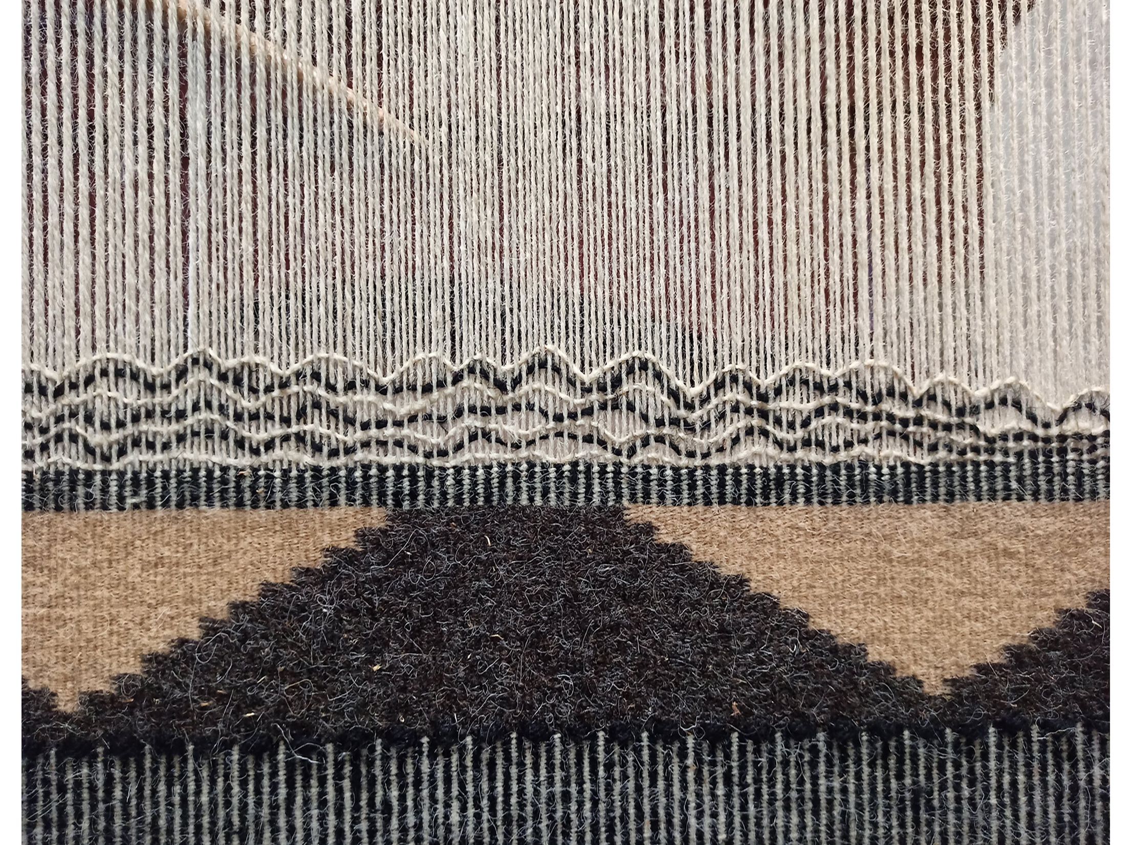 Шерстяной узор ручной работы ковер Eugenia Pinna бриллианты ARCH-00054351 - Вид №1