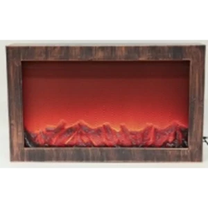 Светящаяся электрическая фигура KREAFORTA Камин Vega 10 ламп 14 см коричневый