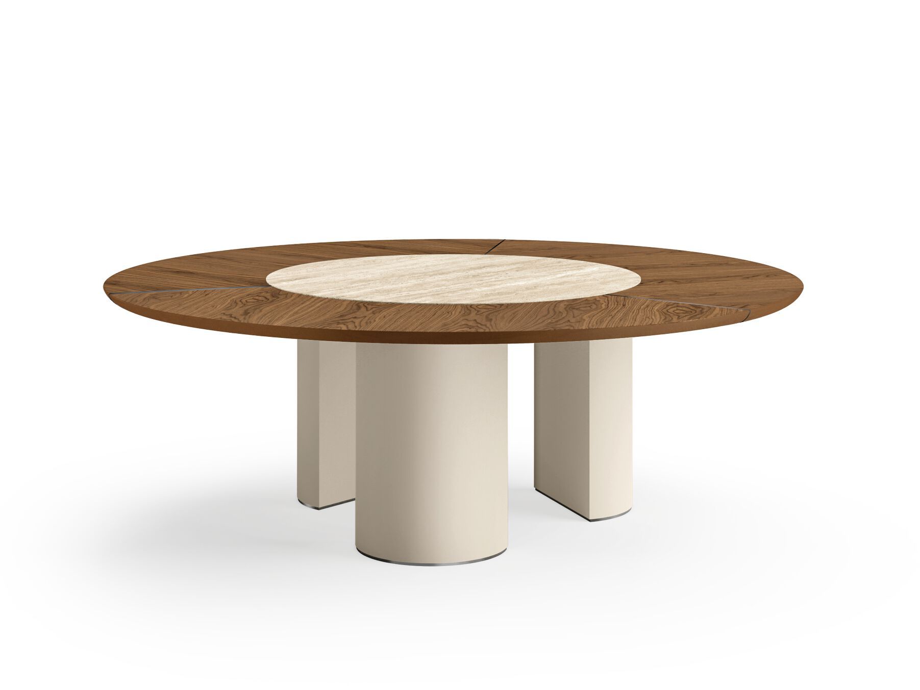 Круглый стол с керамическим и деревянным верхом EFORMA Plai ARCH-00049829