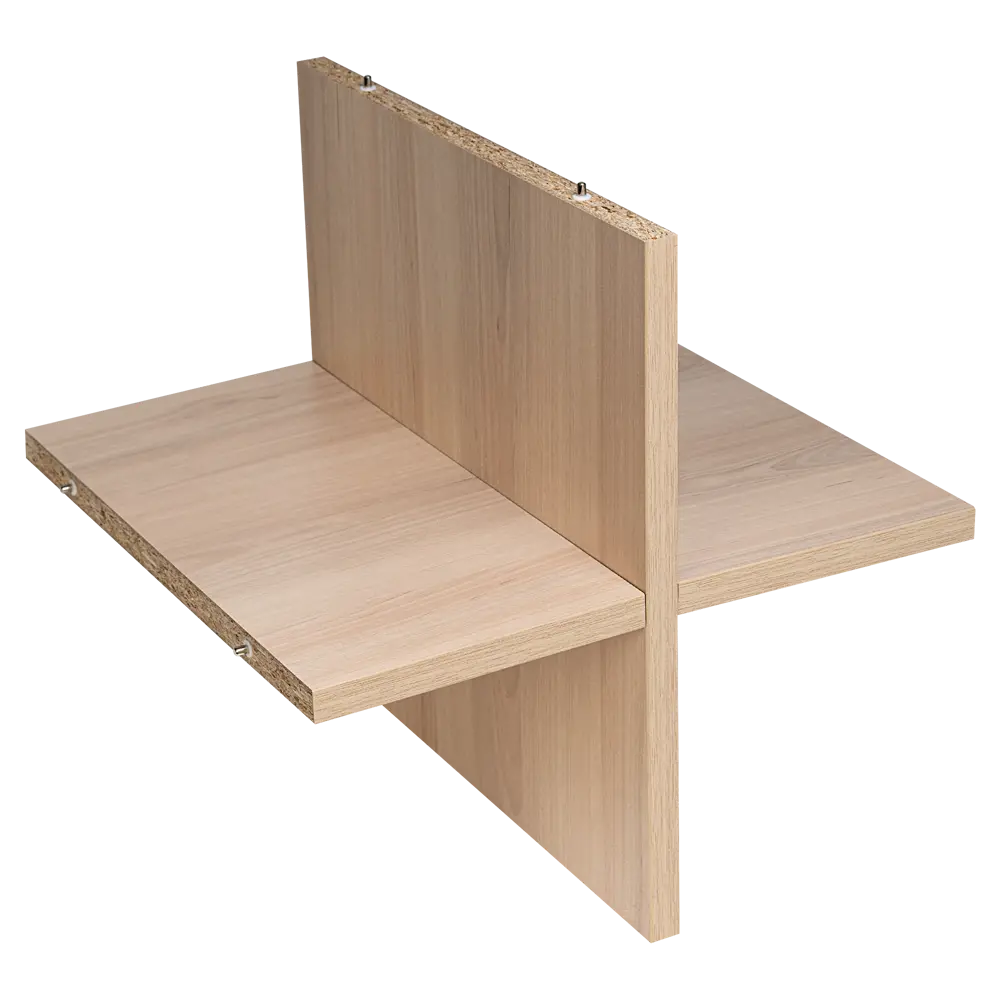 Вставка крестовая для стеллажа KONSENSA Руан 32.7x31.5 см ЛДСП цвет дуб STLM-2113401