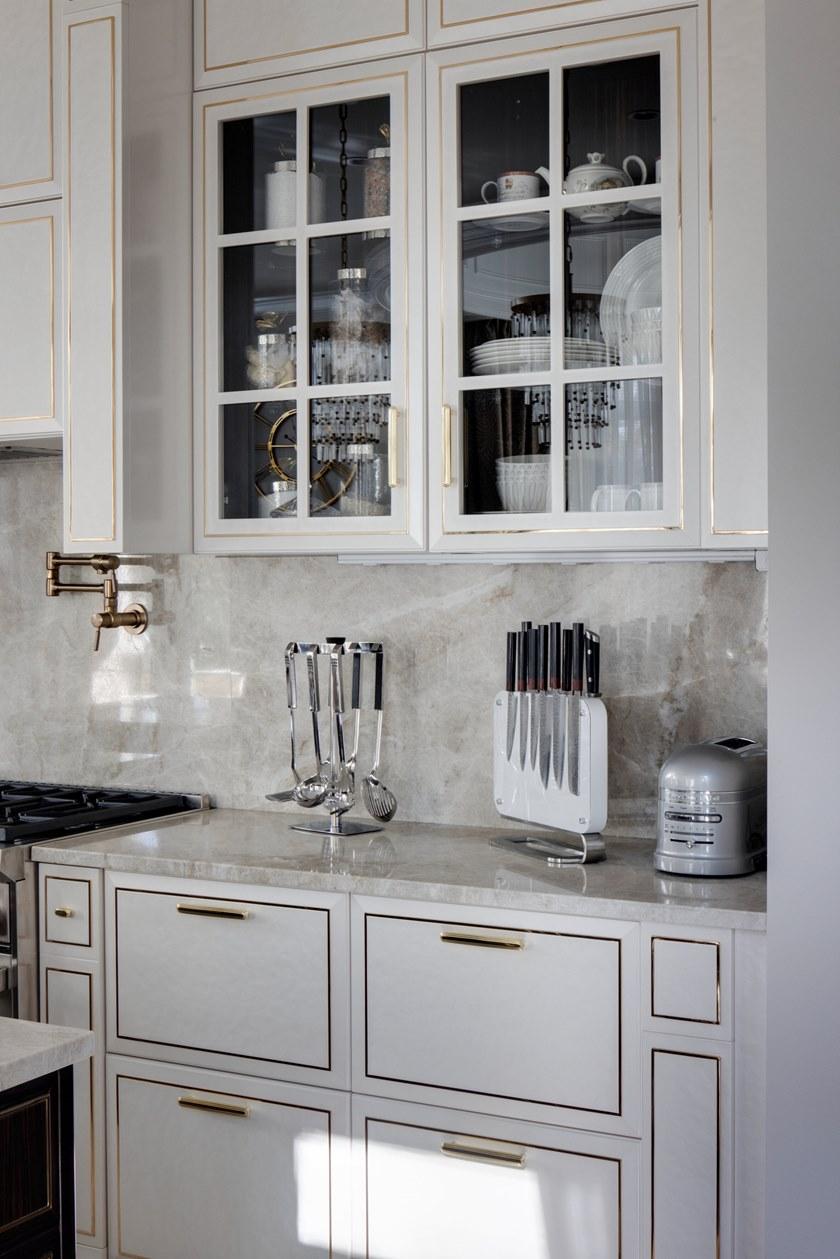 Martini Interiors Кухня из лакированной древесины с островом Chicago - north shore sun-id-1508169 - Вид №6