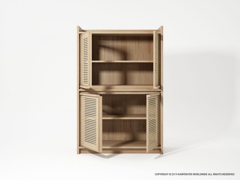 571_1161 Шкаф с 4 дверцами Karpenter ROOTS - Вид №3