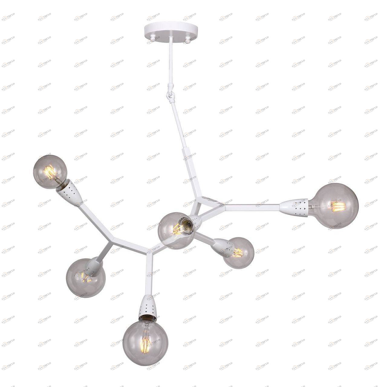 Подвесная люстра Favourite Electron 1755-6P FAVOURITE ДИЗАЙНЕРСКИЕ, ELECTRON WHITE 057109 Белый 