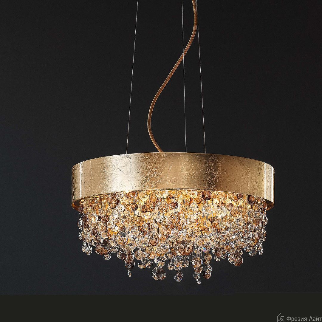 Masiero OLA S6 90 Silver Leaf/cold col. pendants подвес 115046