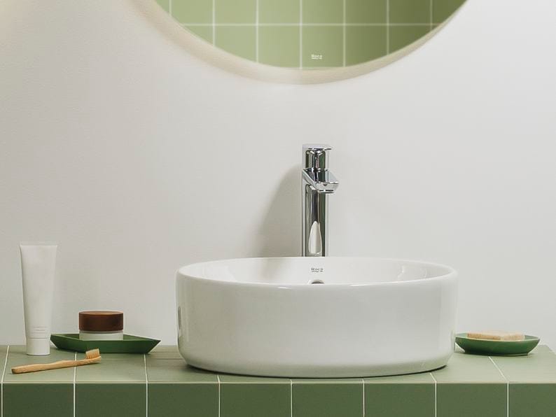 Фарфоровая столешница круглый умывальник Roca The Gap ARCH-00049651 - Вид №2