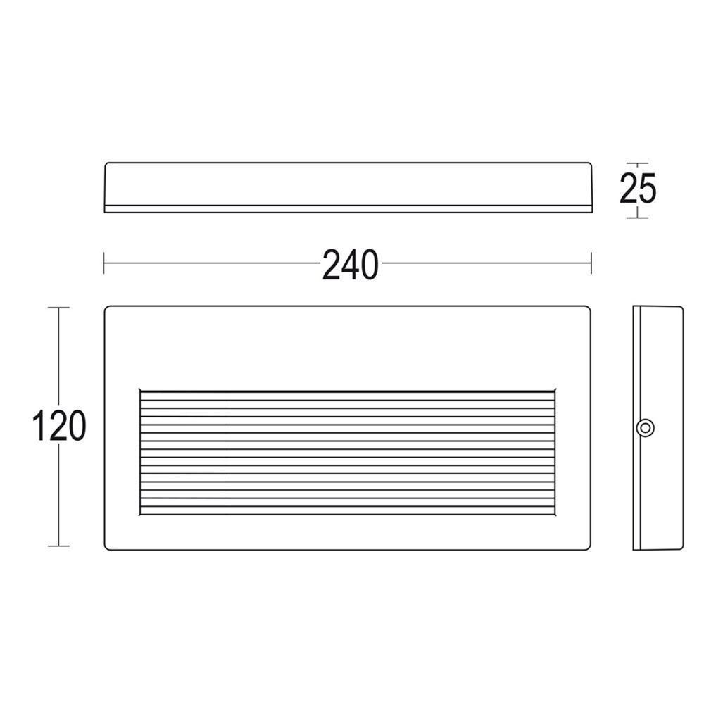 LongVerso Flat SQ Ghidini Verso Flat SQ .05 Темно-Cерый (Матовый)  - Вид №1