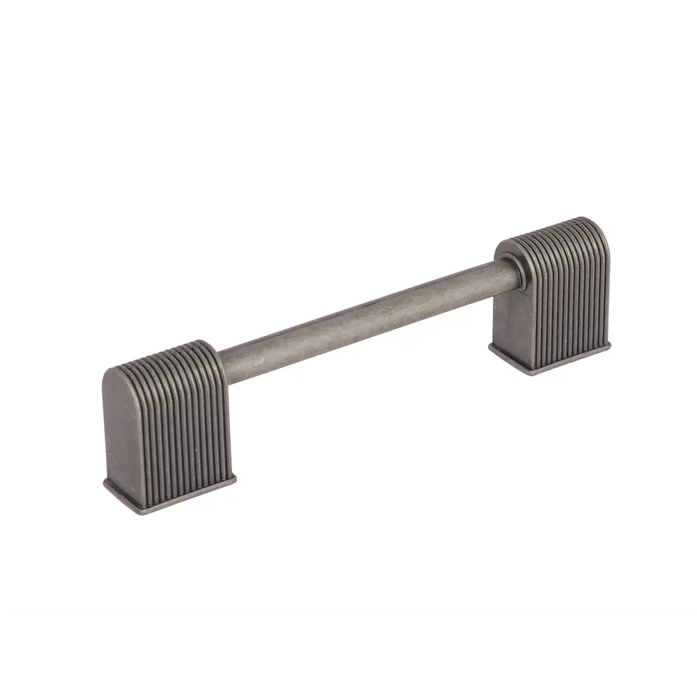 86899826 Ручка-скоба мебельная Amedeo ЦАМ 96 мм цвет старое серебро STLM-1009848 PALLADIUM 