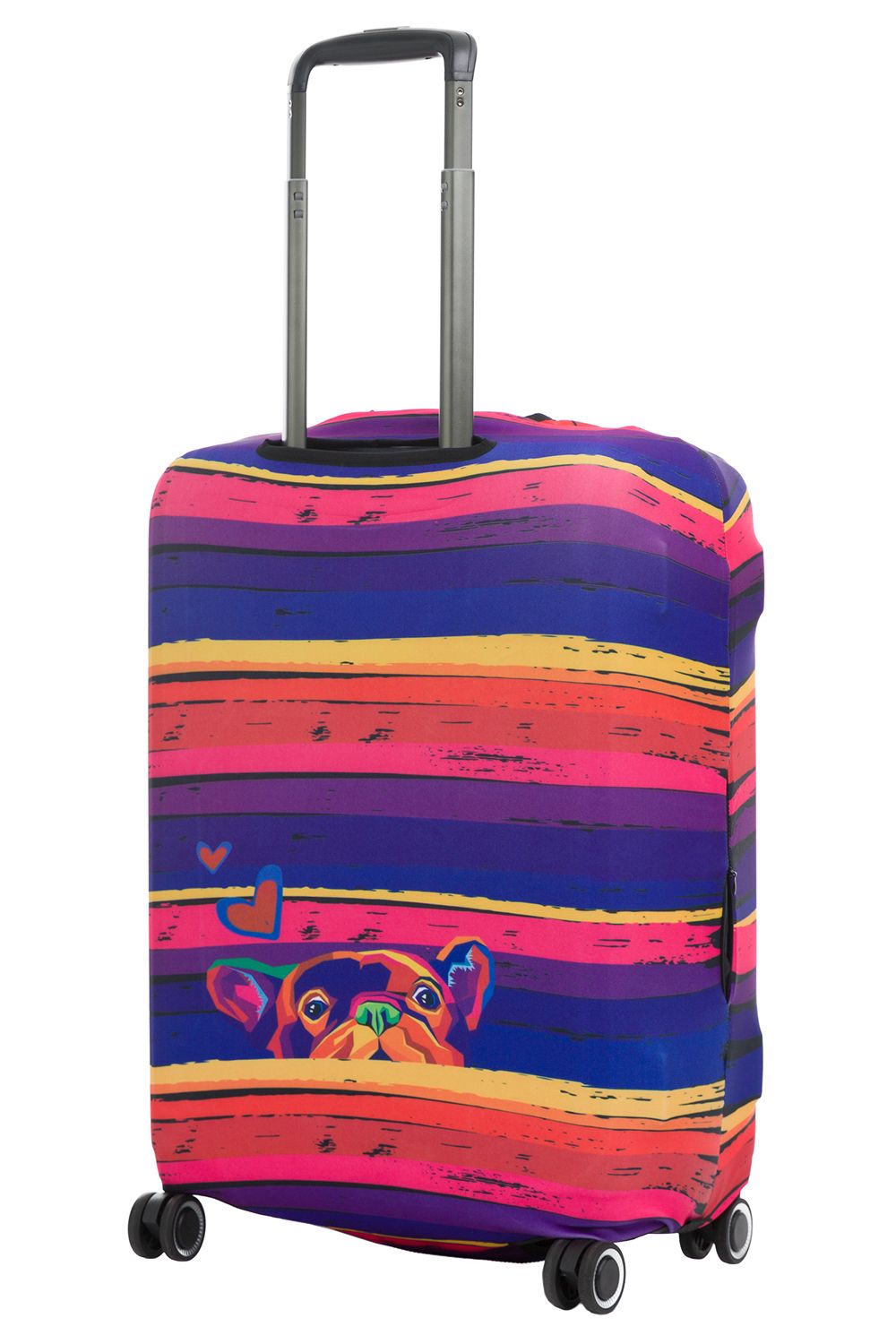 EBHP13-M Чехол для чемодана средний EBHP13 M Bulldog Love Eberhart  - Вид №1