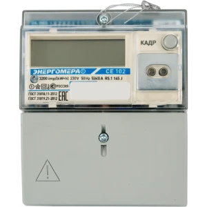 82406683 Счётчик электроэнергии Энергомера СЕ 102 R5.1 145-J однофазный STLM-1102423