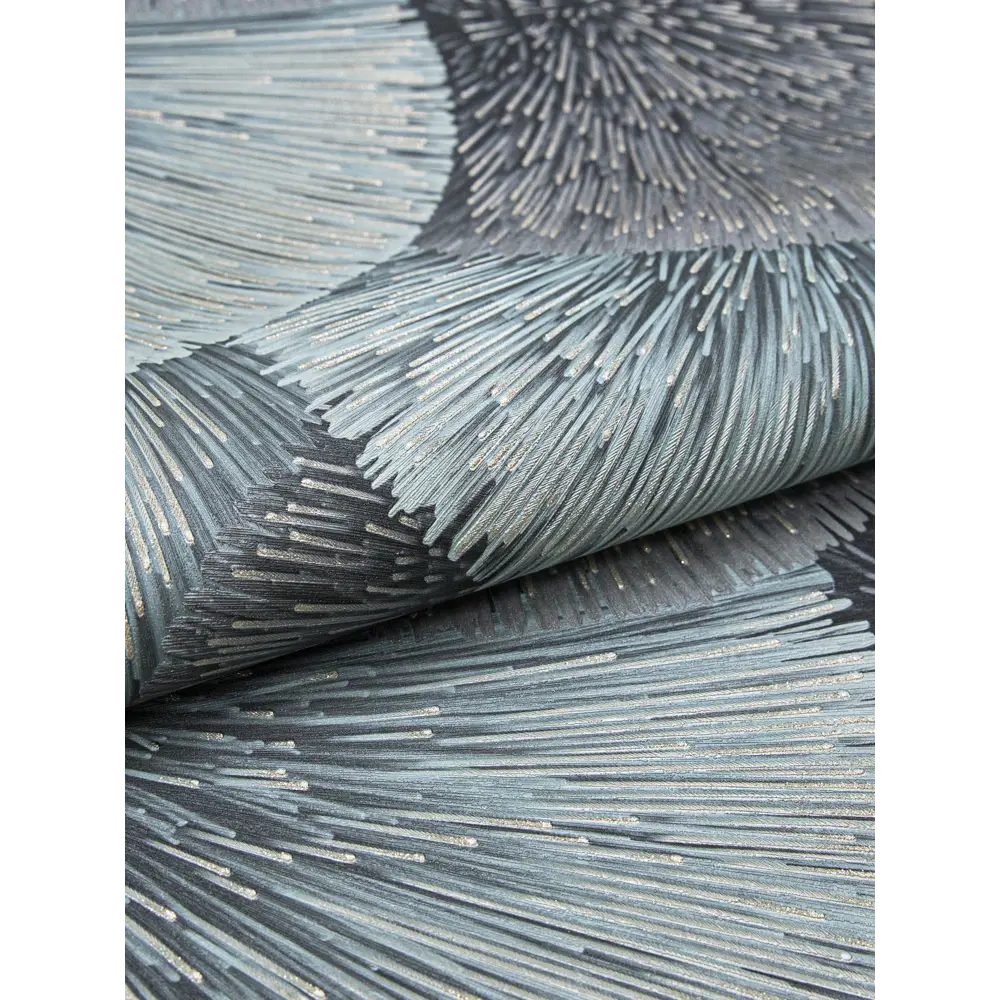 Обои флизелиновые New Age Rif серые 1.06 м с рельефным абстрактным рисунком 89425039 STLM-1572156 - Вид №2