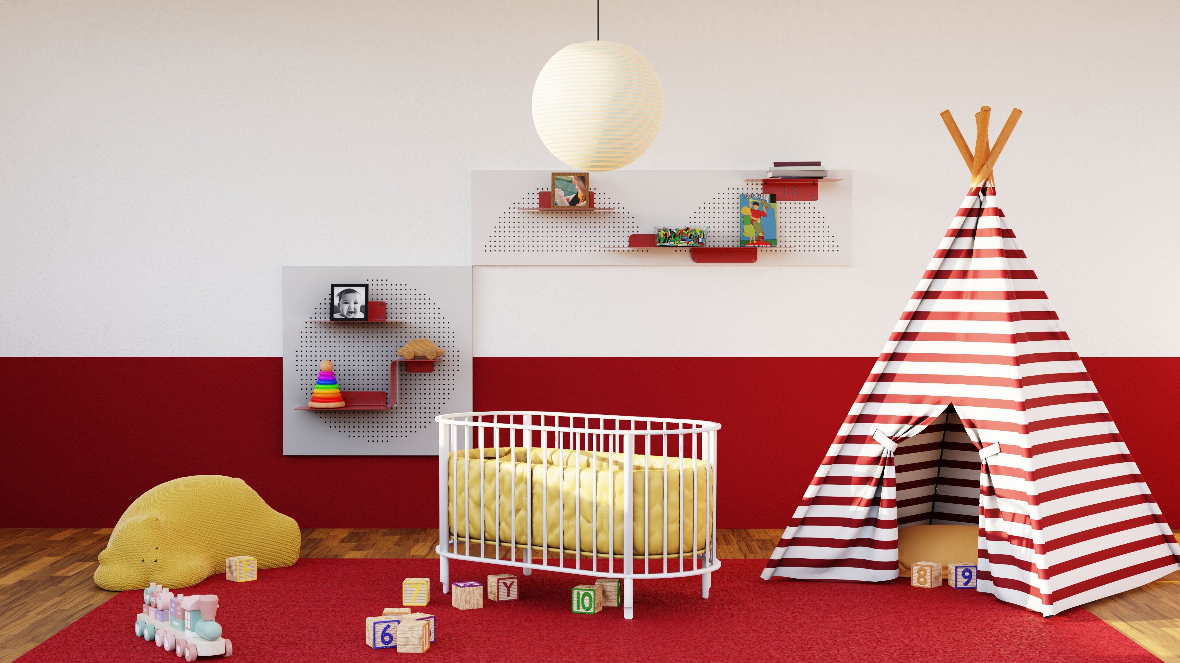 Магнитная полка из листового металла Ob-Jack Nora ARCH-00002933 - Вид №3