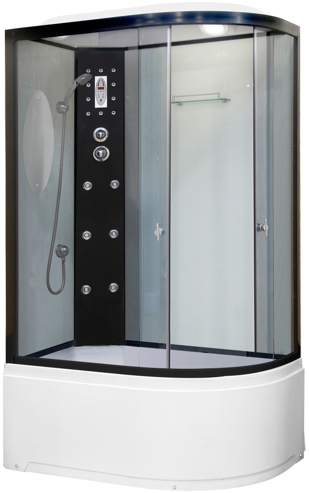 93865942 Душевая кабина NG-1910-01L левосторонняя высокий поддон 120х80 см Standart+ STLM-0598087 NIAGARA
