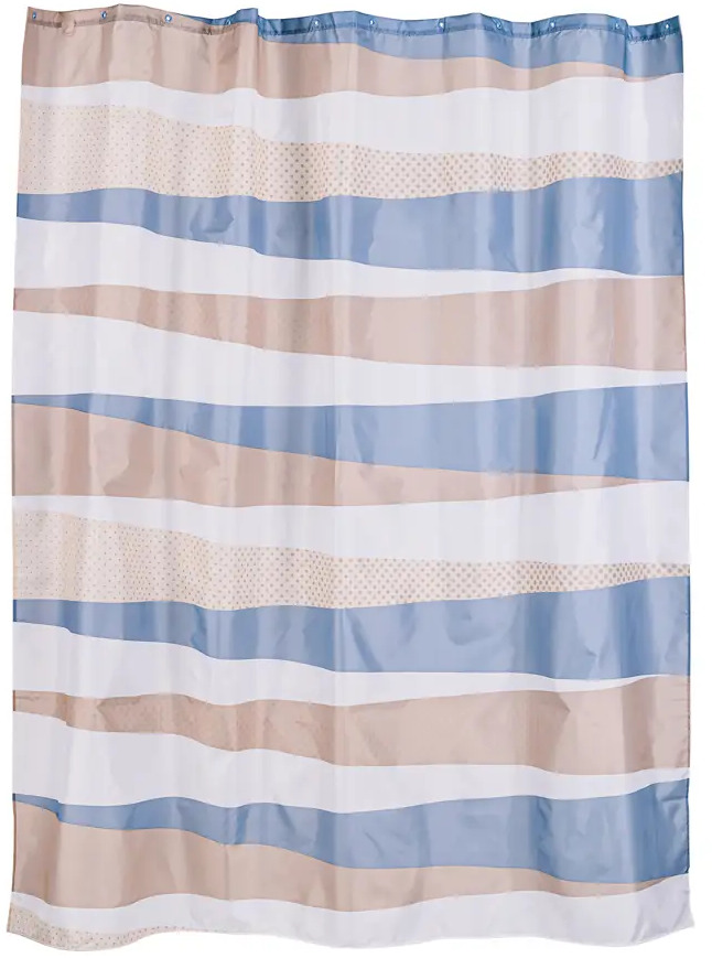 WESS Elpoa - Штора для ванной с растительным орнаментом 180×200 см 89365416