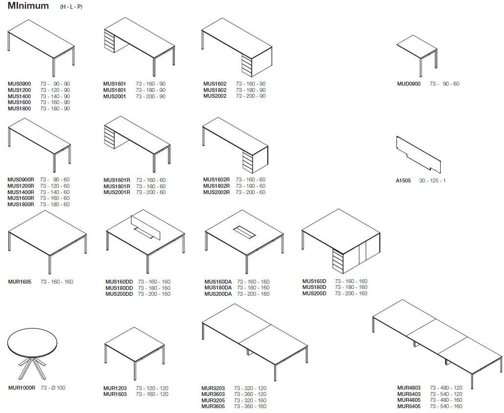 Ultom Угловой стол из ламината Minimum sun-id-1453618 - Вид №1