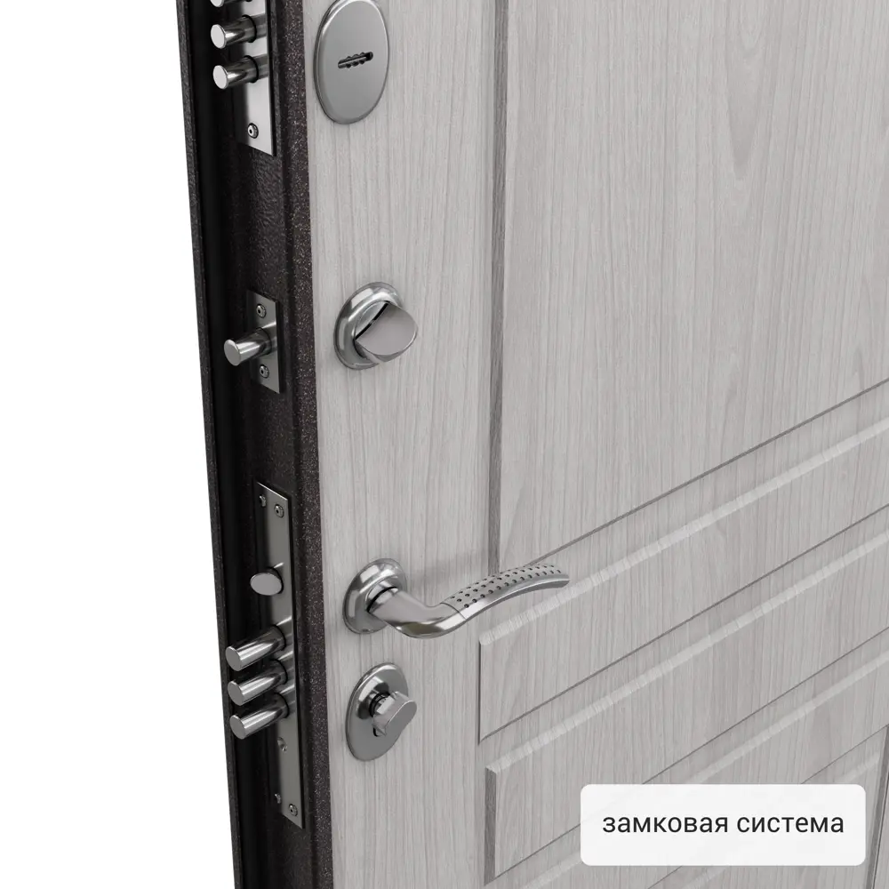 Дверь входная металлическая Страйд, 950 мм, правая, цвет летиция айс TOREX STLM-2169535 - Вид №2