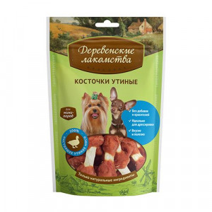 ПР0020578 Лакомство для собак мини пор.косточки утиные 60г ДЕРЕВЕНСКИЕ ЛАКОМСТВА