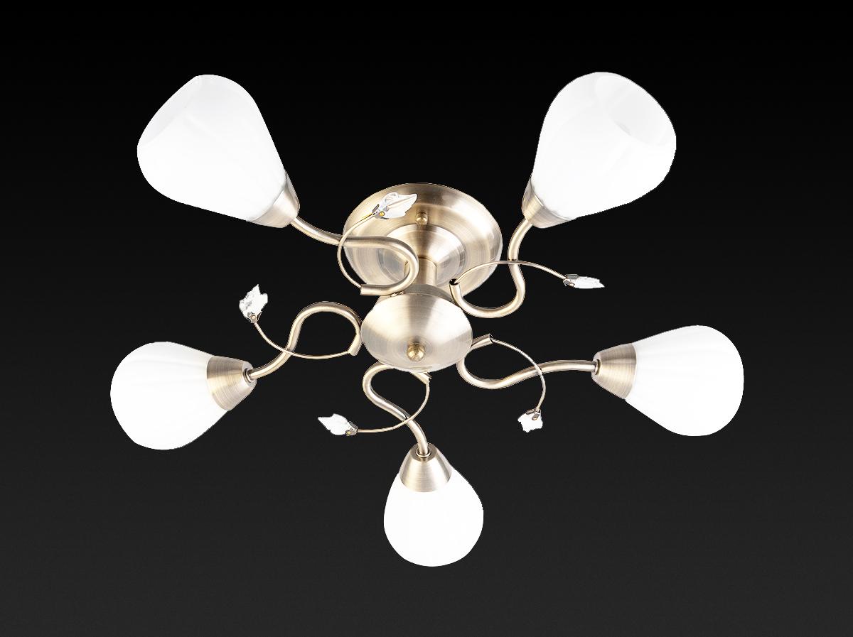 Потолочная люстра Toplight Lorin TL3570X-05AB TOPLIGHT LORIN 183545 Белый  - Вид №1