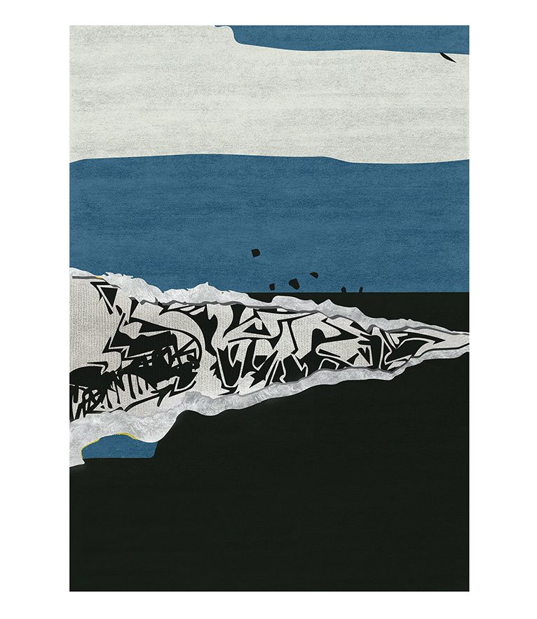 Разрыв коврик RUG'SOCIETY Urban 259_808 - Вид №1