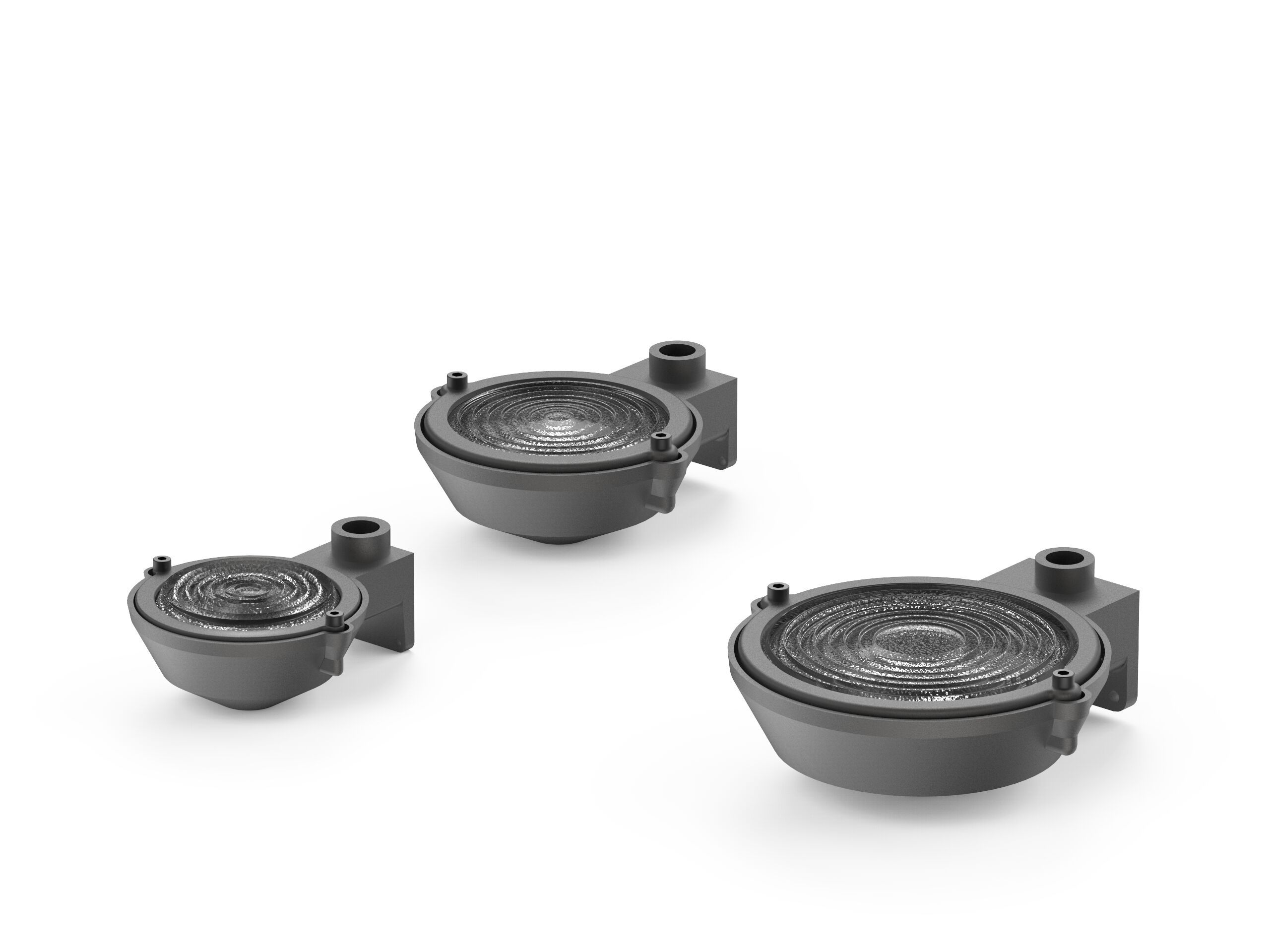 Анодированный алюминиевый настенный светильник Genuit Graphite ARCH-00031809 - Вид №1