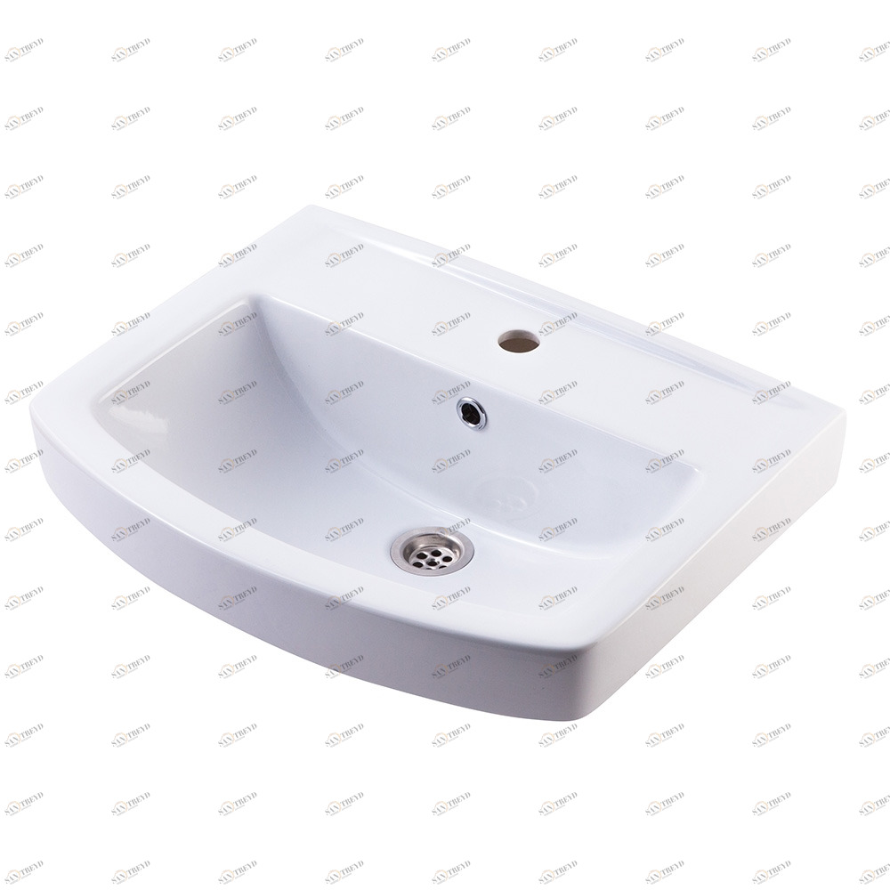 Ока, Умывальник Подвесная раковина настенная прямоугольная ROSA ОКА белая