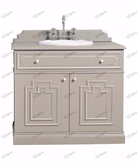 Gentry Home Тумба под умывальник из лакированной древесины одинарная Byron sun-id-1443486