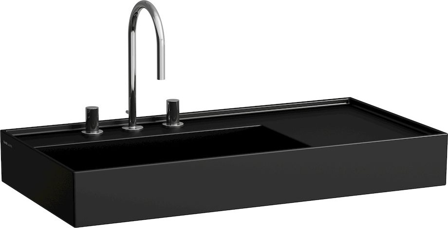 H8103380201581 Раковина, полочка справа, со специальным скрытым сливом LAUFEN PRO - Вид №12